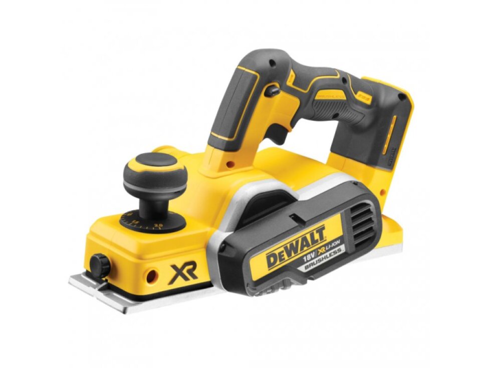 DCP580P2 DEWALT AKU BEZUHLÍKOVÝ HOBLÍK 18VOLT, 2X5,0AH BATERIE XR LI-ION, 82mm, 0-2mm UBĚR, V KUFRU T-STAK