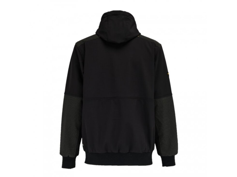 SOFTSHELOVÁ VODĚODOLNÁ BUNDA S KAPUCÍ DEWALT TOUGH ČERNÁ*