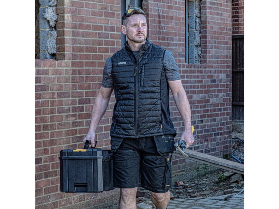 PÁNSKÁ VESTA SE ZIPEM DEWALT ORIGINAL ČERNÁ FORCE*