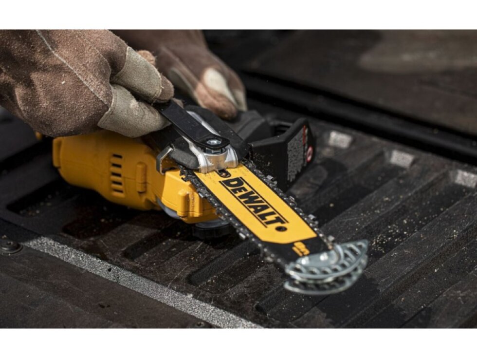 DCMPS520N DEWALT 18V AKU BEZUHLÍKOVÁ PROŘEZÁVÁCÍ PILA, BEZ BATERIE A NABÍJEČKY