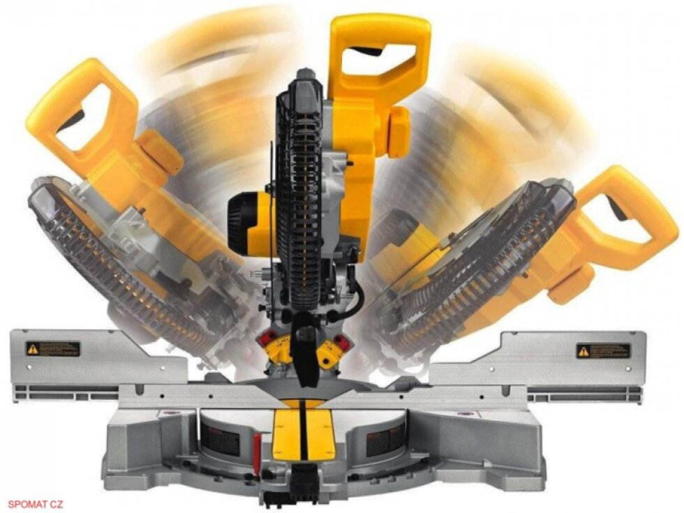 DWS780 DeWALT Pokosová pila 305mm, s max. prořezem 110mm, s posuvem a světelným LED systémem XPS