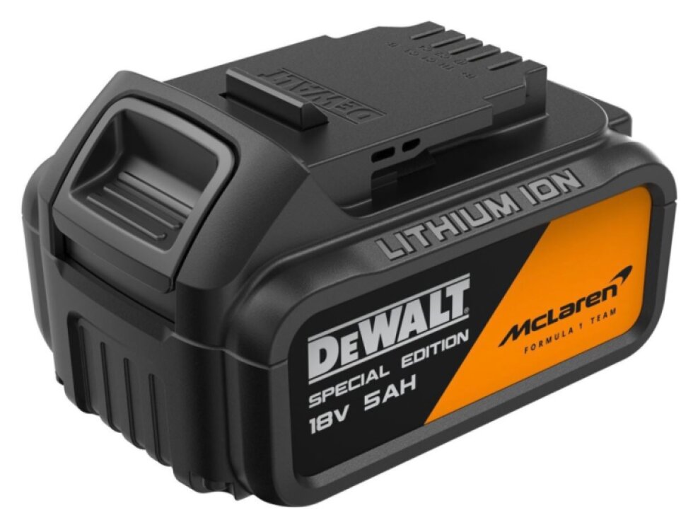 DEWALT MCLAREN 18 V NASUNOVACÍ AKUMULÁTOR XR LI-ION S KAPACITOU 5,0 AH