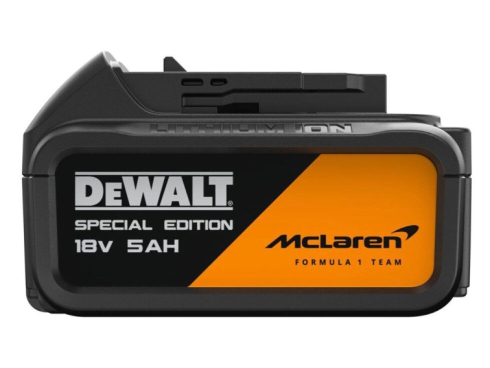 DEWALT MCLAREN 18 V NASUNOVACÍ AKUMULÁTOR XR LI-ION S KAPACITOU 5,0 AH