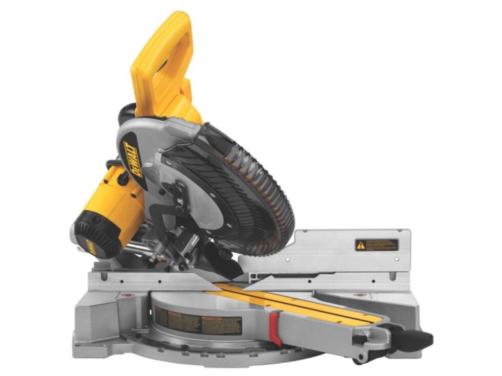 DWS780 DeWALT Pokosová pila 305mm, s max. prořezem 110mm, s posuvem a světelným LED systémem XPS