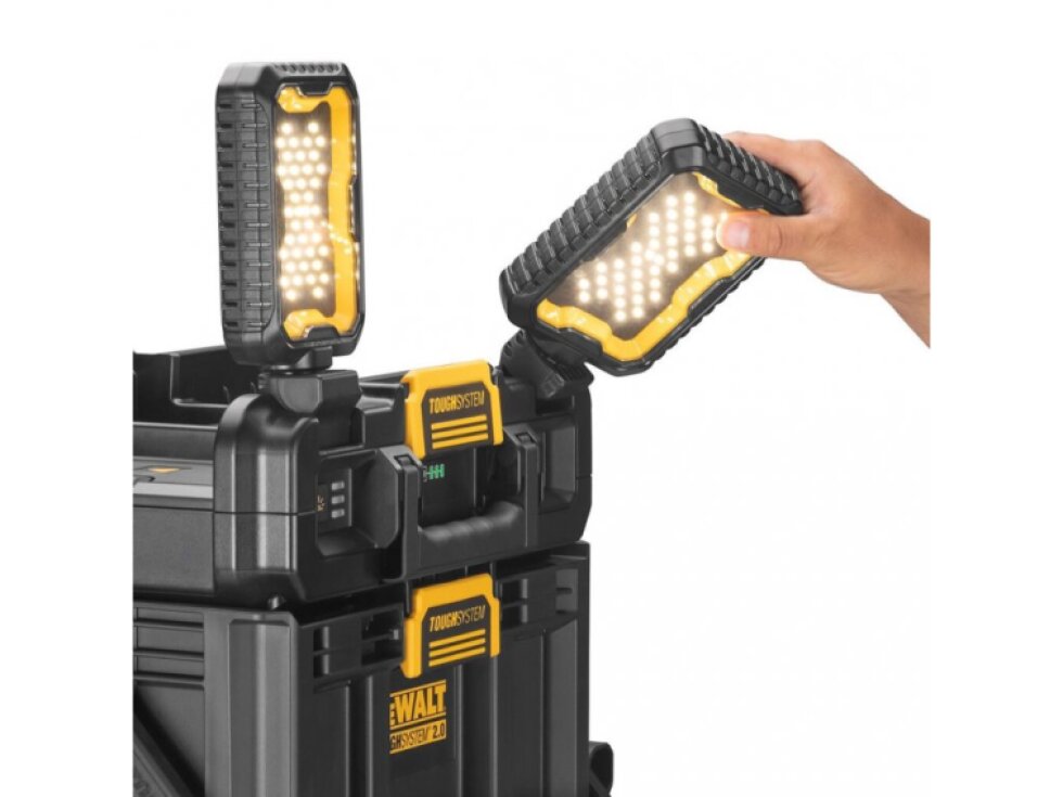 DWST08061-1 DEWALT PRACOVNÍ SVĚTLO TOUGHSYSTEM 2 X OTOČNÝ LED