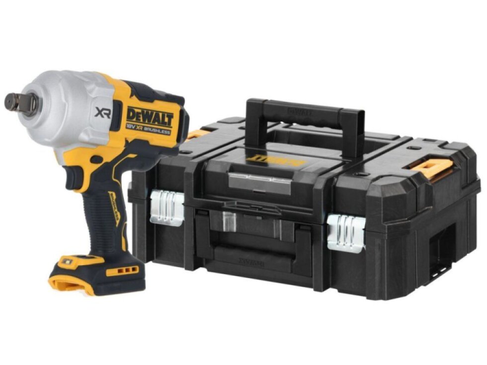 DCF964NT DEWALT 18V AKU BEZUHLÍKOVÝ RÁZOVÝ UTAHOVÁK 3/4", BEZ BATERIE A NABÍJEČKY, KUFR T-STAK