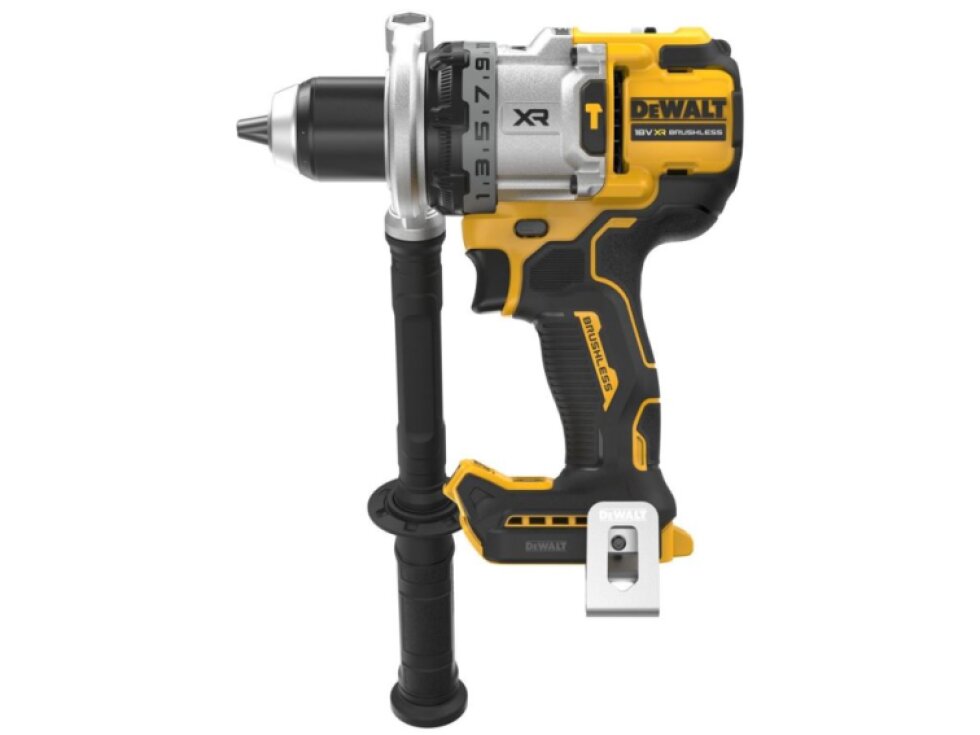 DCD1007NT DEWALT AKU 18V BEZUHLÍKOVÁ VRTAČKA S PŘÍKLEPEM, BEZ BATERIE A NABÍJEČKY, KUFR T-STAK