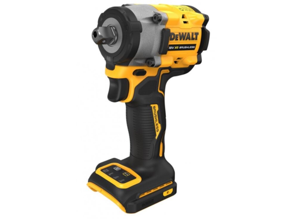 DCF922NT DEWALT 18V AKU BEZUHLÍKOVÝ RÁZOVÝ UTAHOVÁK 1/2" - BEZ BATERIÍ A NABÍJEČKY, KUFR T-STAK