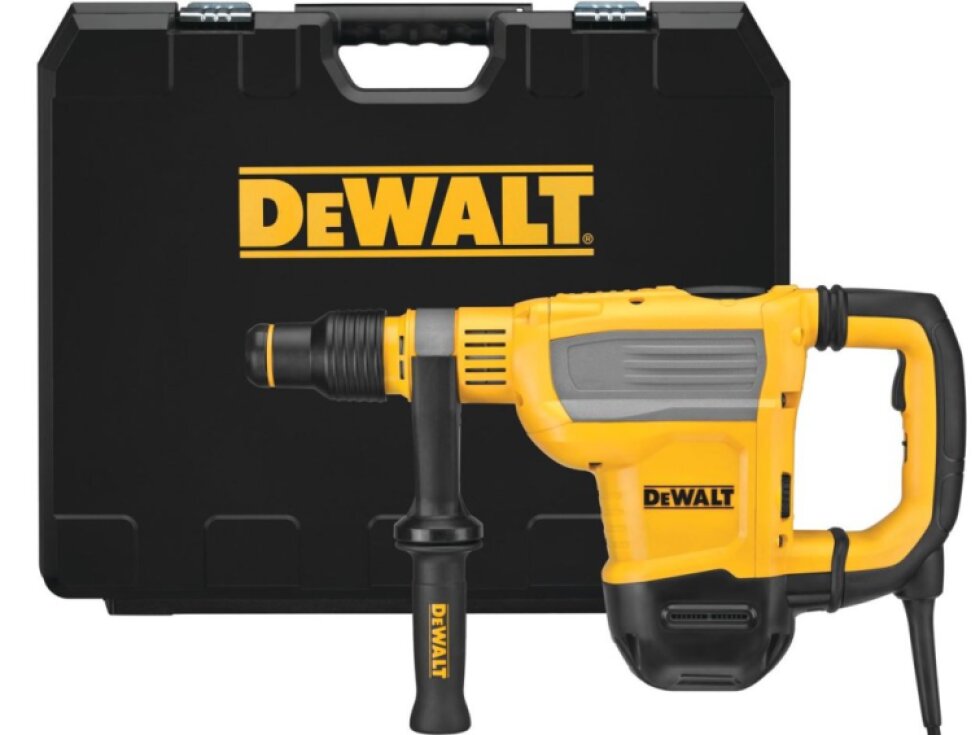 D25614K DeWALT 6KG KOMBINOVANÉ KLADIVO SDS-MAX 1 350W, 10,5 J, 6,9 KG, AVC, ELEKTRONICKÁ OCHRANA PROTI ZABLOKOVÁNÍ