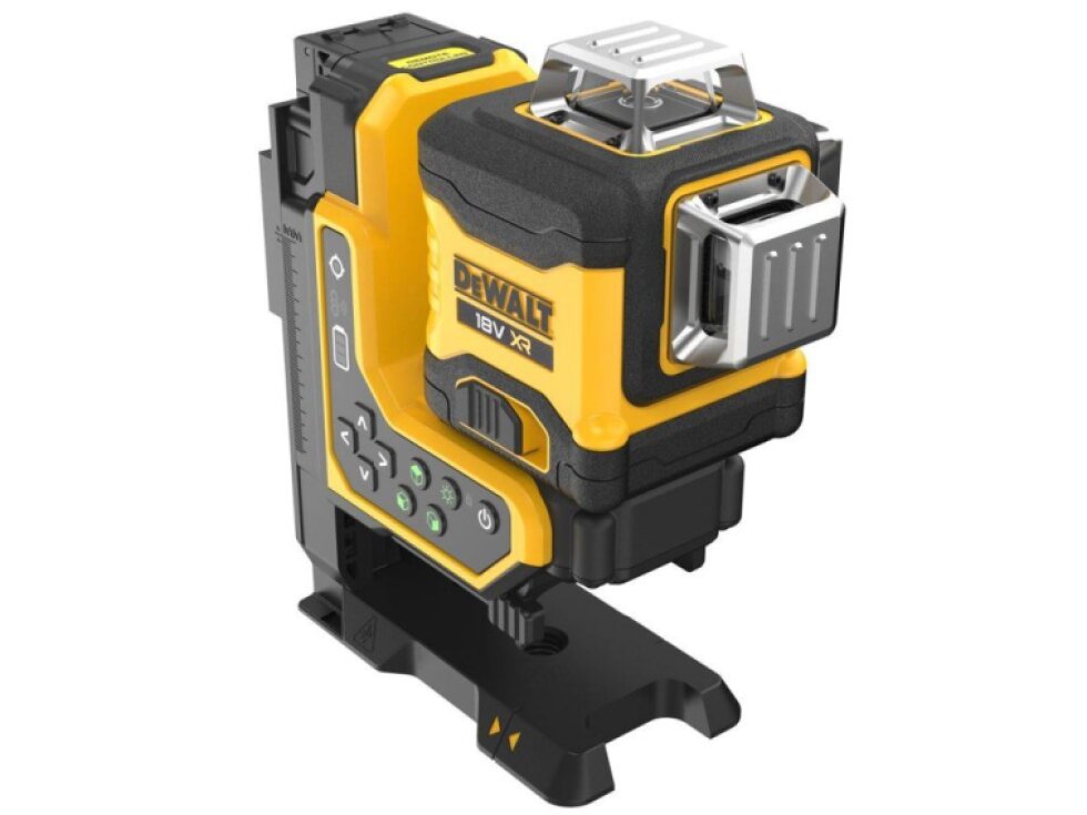 DCLE34035B-XJ DEWALT AKU LASER 18V XR 3X ZELENÝ PAPRSEK 360° S DÁLKOVÝM OVLÁDÁNÍM, BEZ BATERIE A NABÍJEČKY