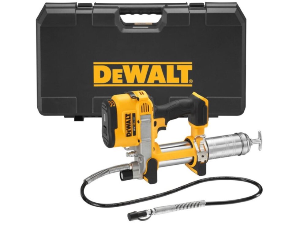 DCGG571NK DeWALT 18 V AKU TLAKOVÁ MAZNICE, BEZ BATERIÍ A NABÍJEČKY, KUFR STANDARD