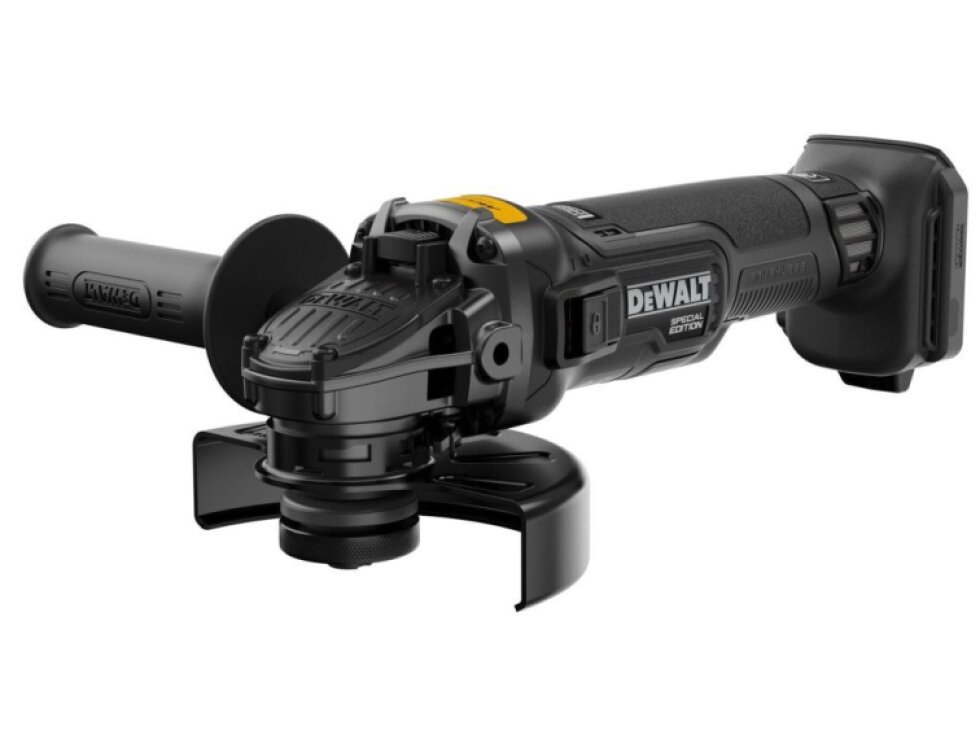 DCG45MP2T-QW DEWALT MCLAREN 18V AKU BEZUHLÍKOVÁ ÚHLOVÁ BRUSKA, 2 X 5,0 AH BATERIE, NABÍJEČKA, KUFR T-STAK