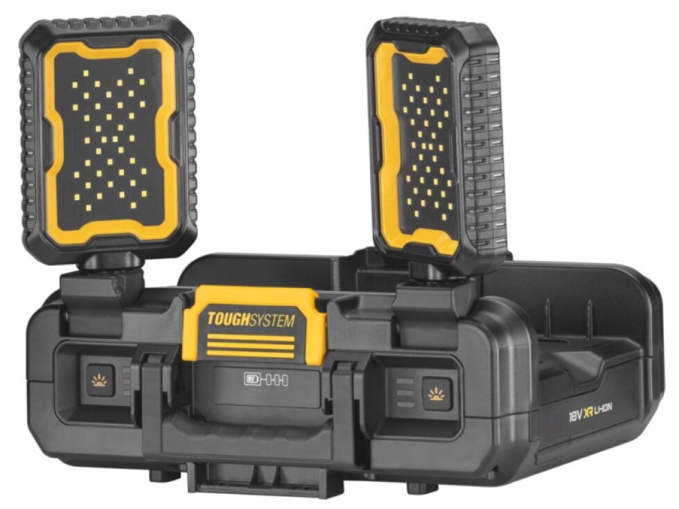 DWST08061-1 DEWALT PRACOVNÍ SVĚTLO TOUGHSYSTEM 2 X OTOČNÝ LED