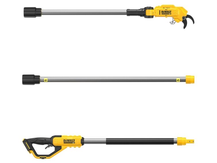 DCMPP569N DEWALT AKU 18V NŮŽKY NA TYČI, BEZ BATERIE A NABÍJEČKY