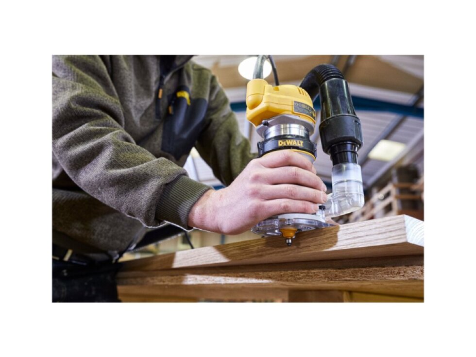 D26200 DEWALT OHRAŇOVACÍ JEDNORUČNÍ FRÉZA 900 W, 6-8 MM, 1,9 KG