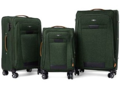 Cestovní Kufr ABRA - Černý-Modrý