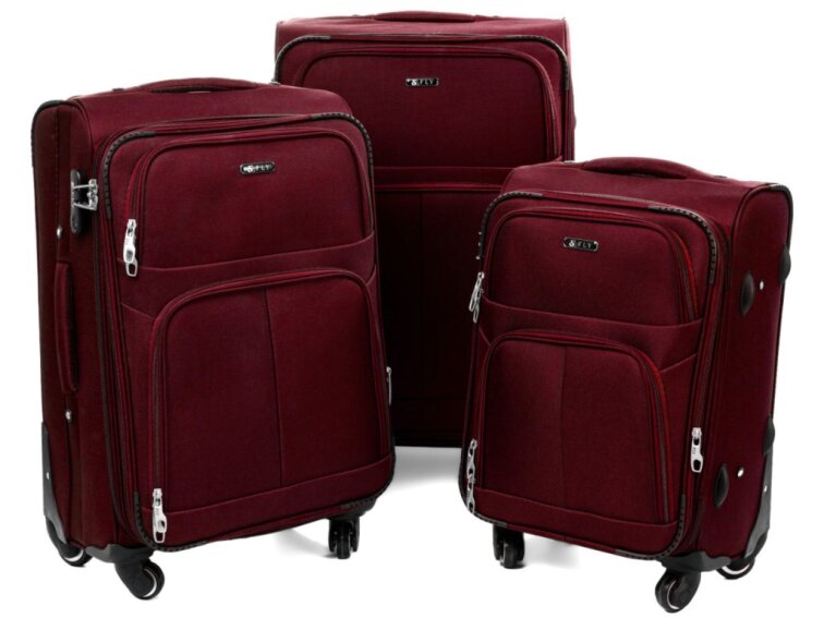 Cestovní Kufr VICENZA - Černý-Modrý