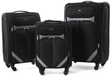 Cestovní Kufr LAVIA - Černý - Grafitový