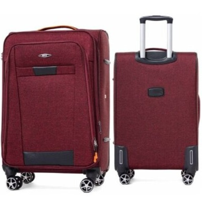 Cestovní Kufr VICENZA - Černý-Červený