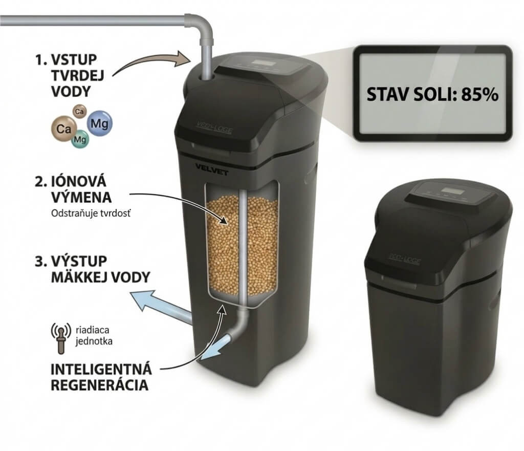 Zmäkčovač vody VELVET
