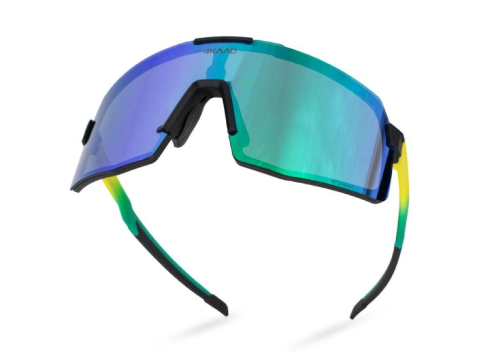 Brýle 4KAAD BEAT RACE - Green Yellow, Green Mirror