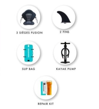 Nafukovací kajak AQUADESIGN Koloa 400