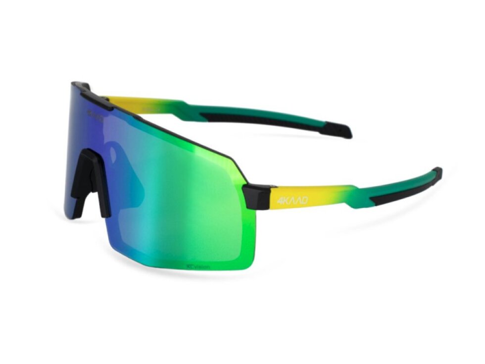 Brýle 4KAAD BEAT RACE - Green Yellow, Green Mirror