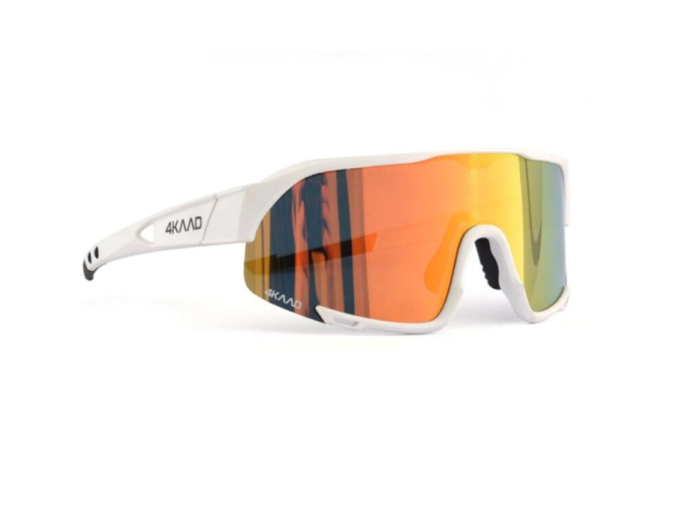Brýle 4KAAD Pulse Race - White & Gold Revo