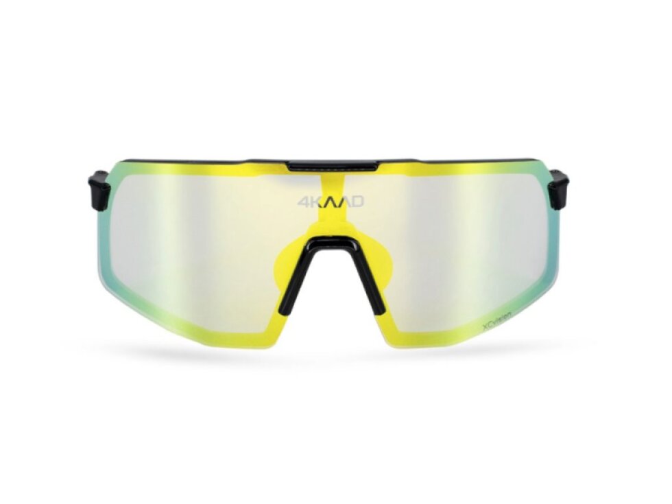 Fotochromatické brýle 4KAAD BEAT RACE - Black Yellow, Gold Mirror
