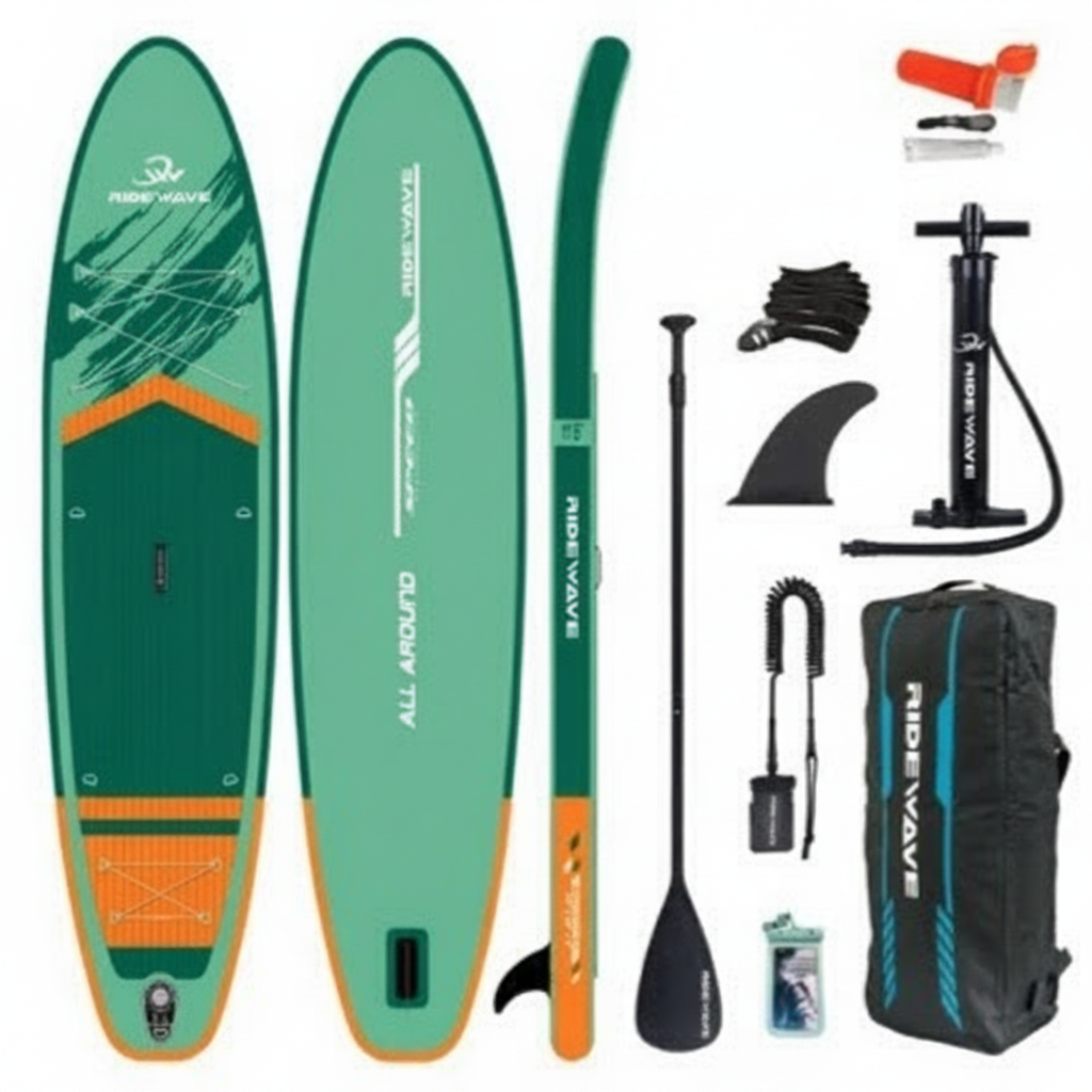 RIDEWAWE AEROFLOW AllRound Paddleboard 10'6" GREEN