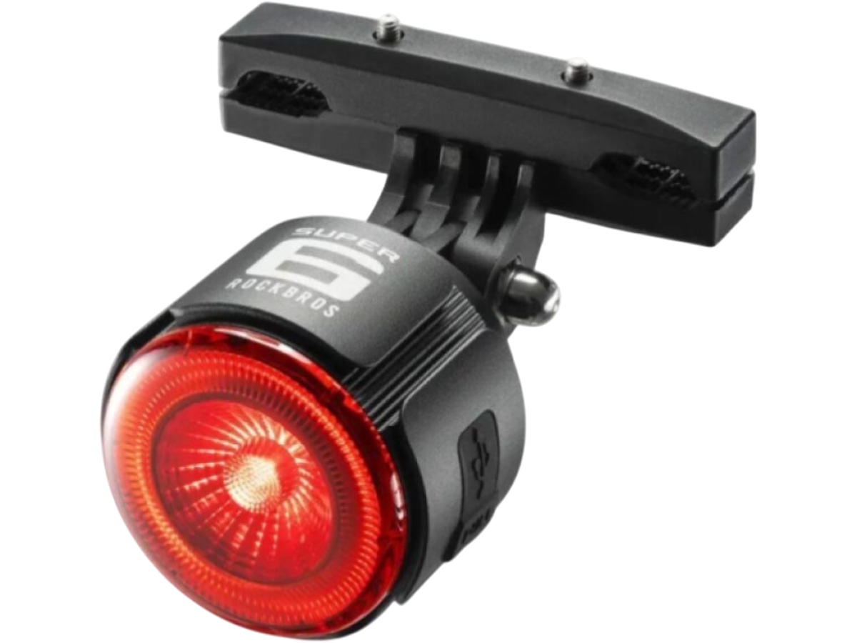ROCKBROS Super 6 - Inteligentní zadní světlo s automatickým brzdovým efektem