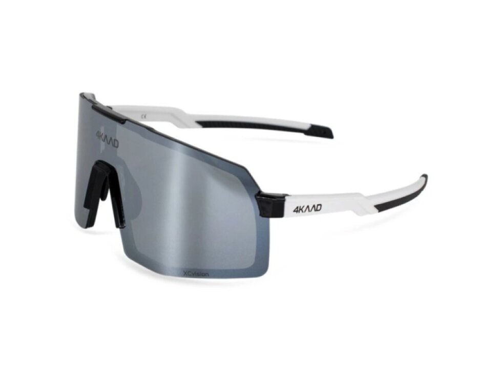 Brýle 4KAAD BEAT RACE - Shiny White, Silver Mirror