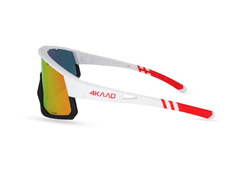 Brýle 4KAAD MIRADOR - White Red, Red Mirror