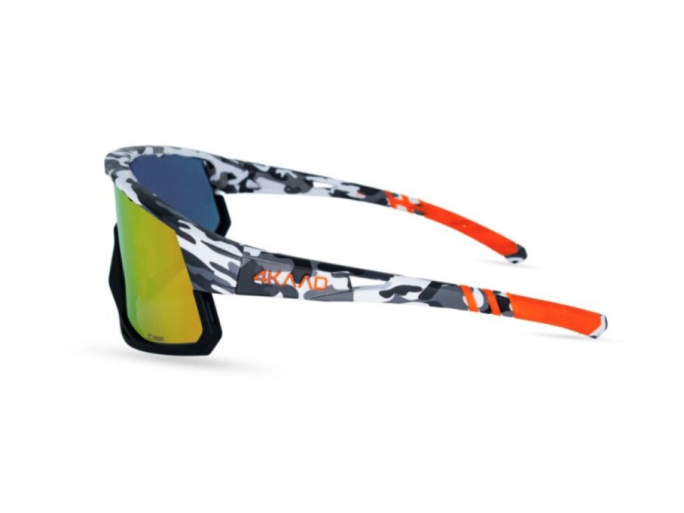 Brýle 4KAAD MIRADOR - Matte Camo, Orange Mirror