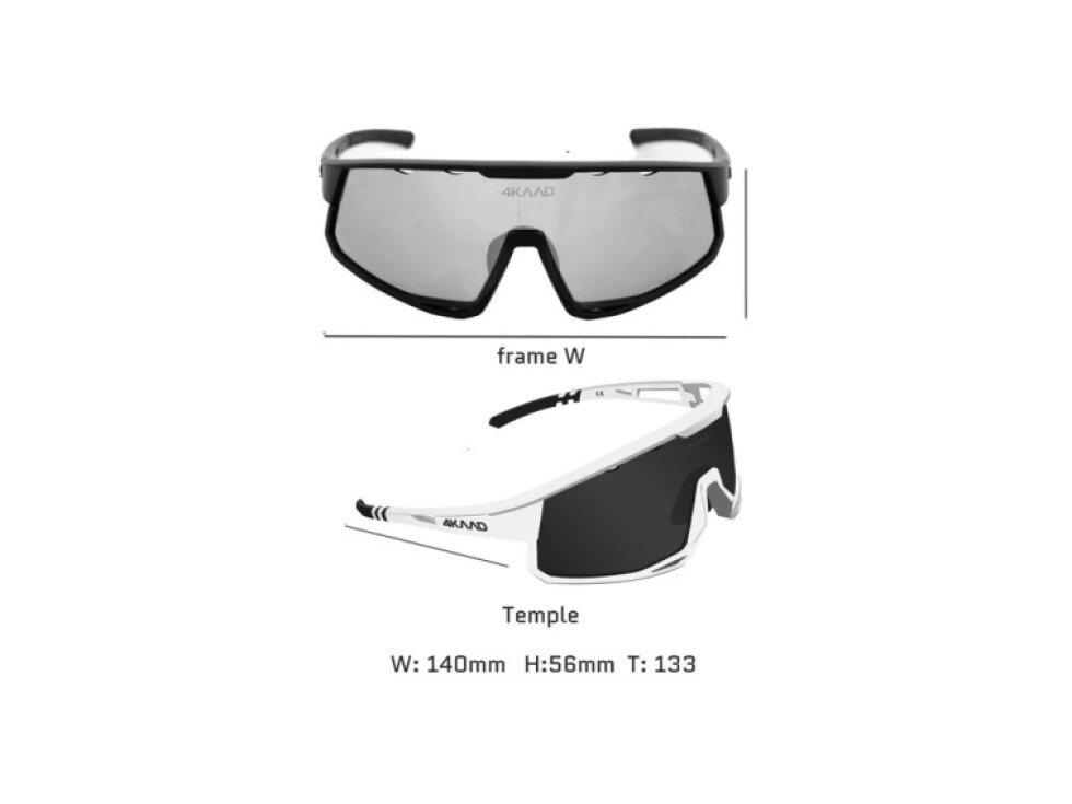 Brýle 4KAAD MIRADOR ZEISS - Transparent Matte, Silver Blue Mirror