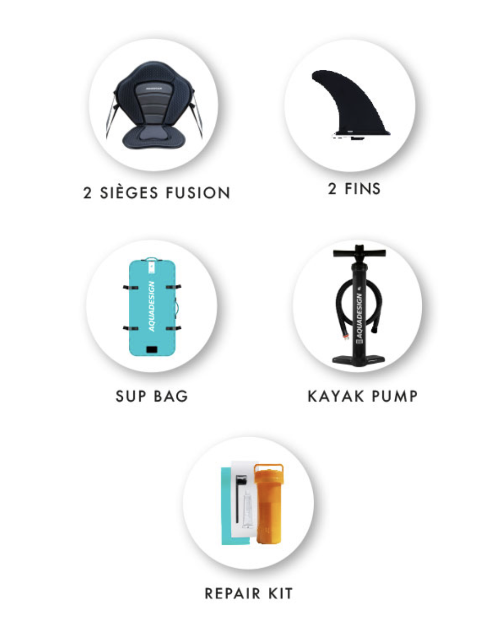 Nafukovací kajak AQUADESIGN Koloa 360