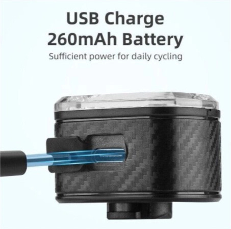 Zadní světlo ROCKBROS Q2 s USB dobíjením a 5 funkcemi