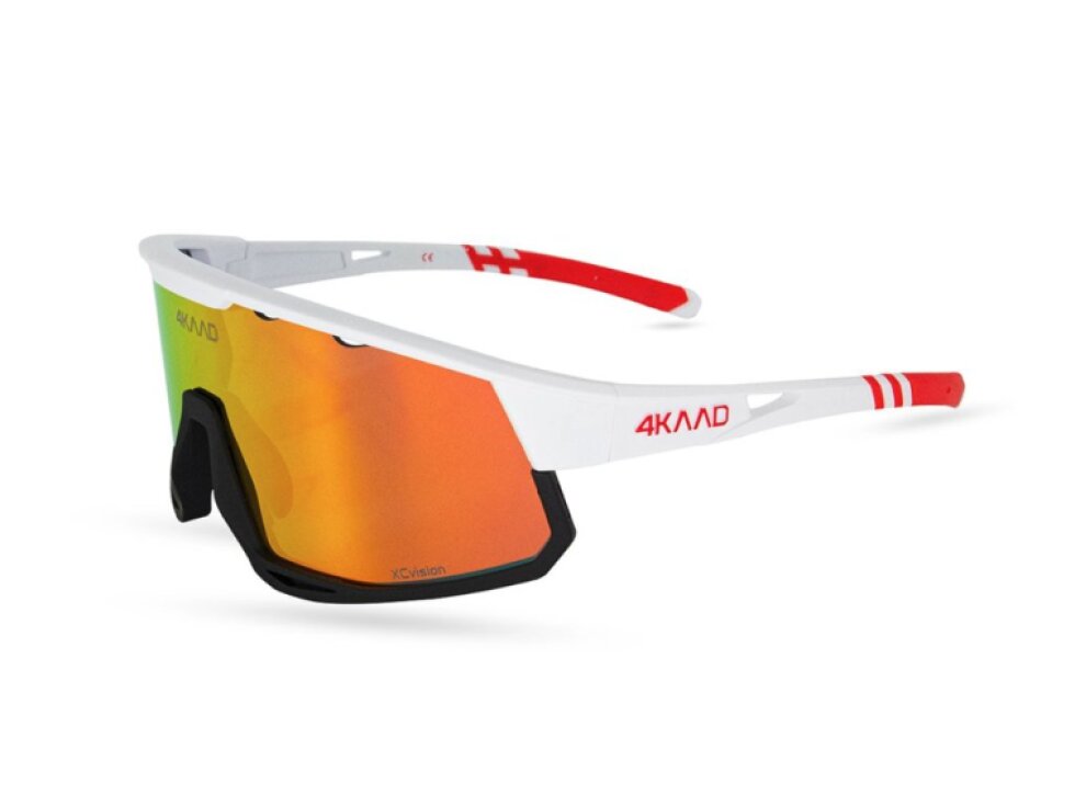 Brýle 4KAAD MIRADOR - White Red, Red Mirror
