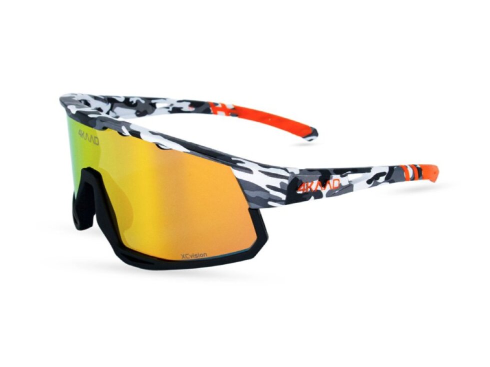 Brýle 4KAAD MIRADOR - Matte Camo, Orange Mirror
