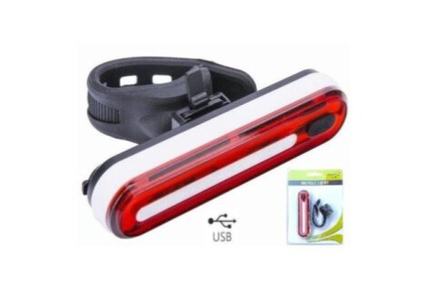 MPB Zadní světlo s USB nabíjením, 100 lm, 50 LED diod