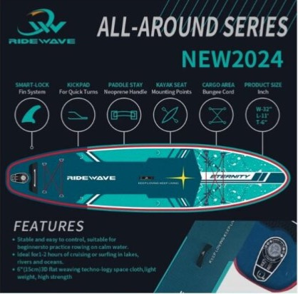 Paddleboard RIDEWAWE Eternity 11