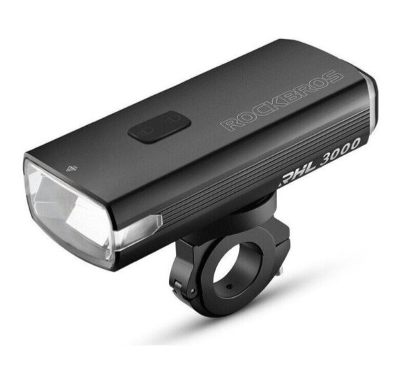 ROCKBROS 3000 Lm Přední světlo a Powerbanka