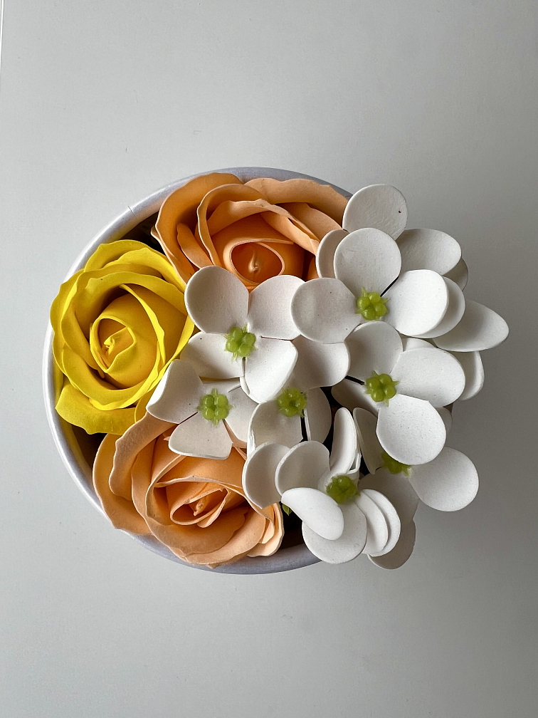 Sada mýdlových květů - 4 boxy