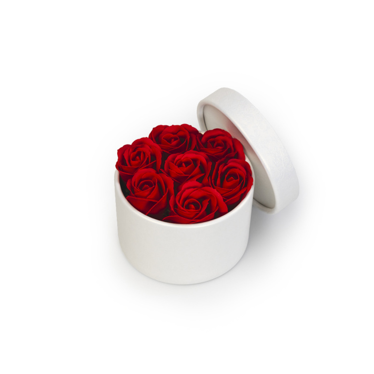 Dárková sada mýdlových květin