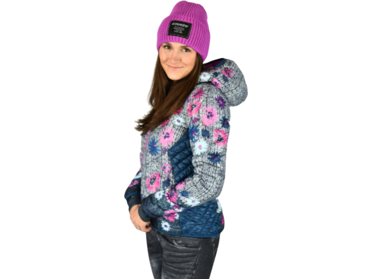 CRAZY JACKET WONDER MAGIC WOMAN WINTER FLOWER