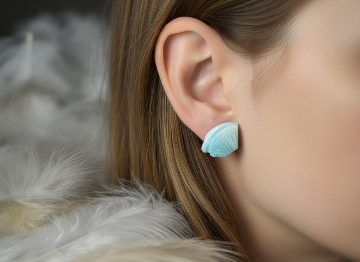 Skleněné náušnice Nanovo - Julon