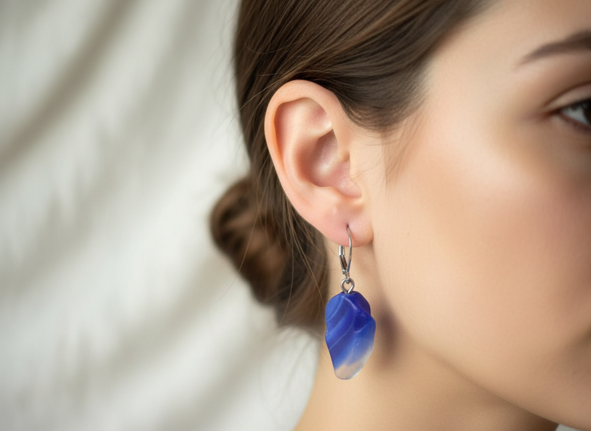 Skleněné náušnice Nanovo - Ubon