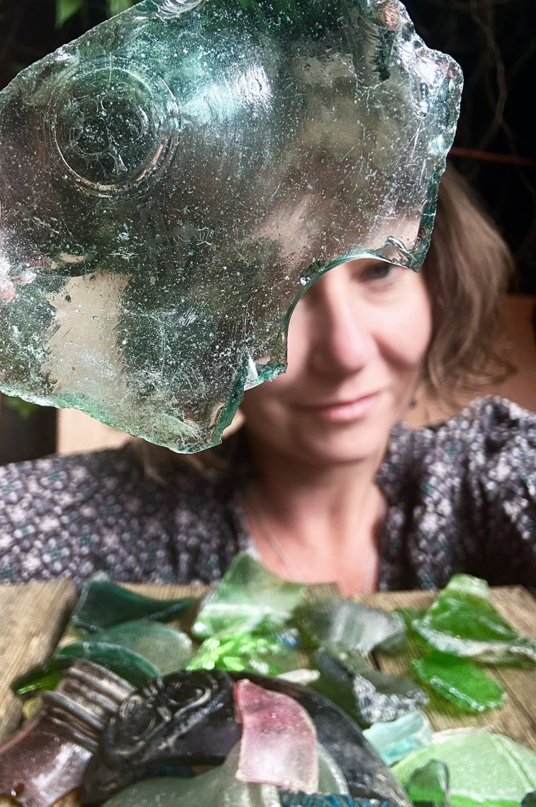 Skleněné náušnice Nanovo - Dupito