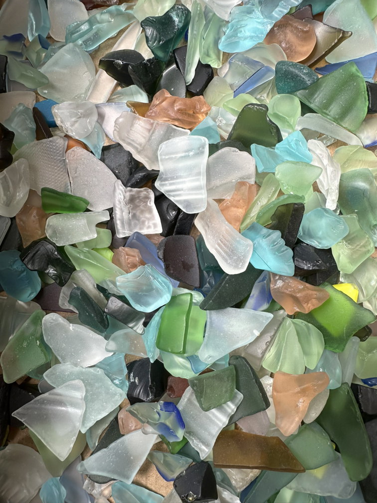 Skleněné náušnice Nanovo - Kelko