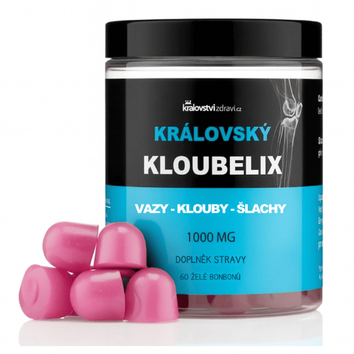 Královský Kloubelix citron/limetka, kloubní výživa 500 g, 60 želé